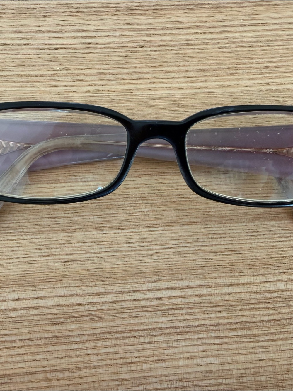 Prada Eyeglasses Frames VPR 16G Black & Pink Made in Italy — Bayonetta glasses